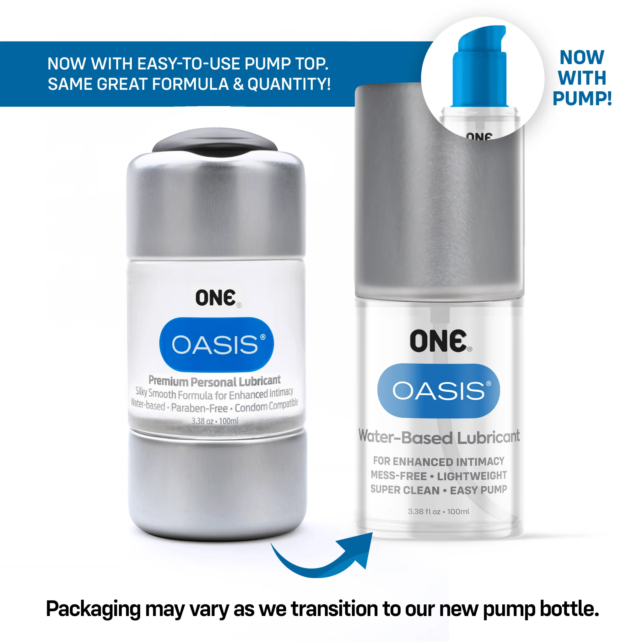 Oasis® Personal Water-Based Lubricant 3.38oz - Image 4